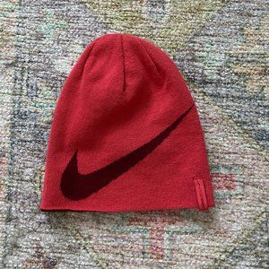 Nike Women's Pink Reversible Logo Golf Beanie Hat